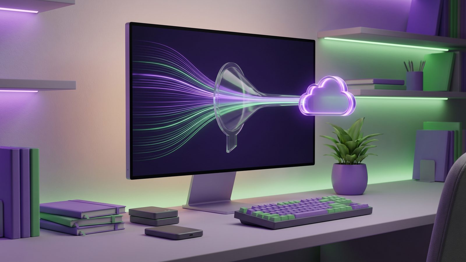 Organized filtered sync workflow where source files are backed up and generated dependency folders stay local