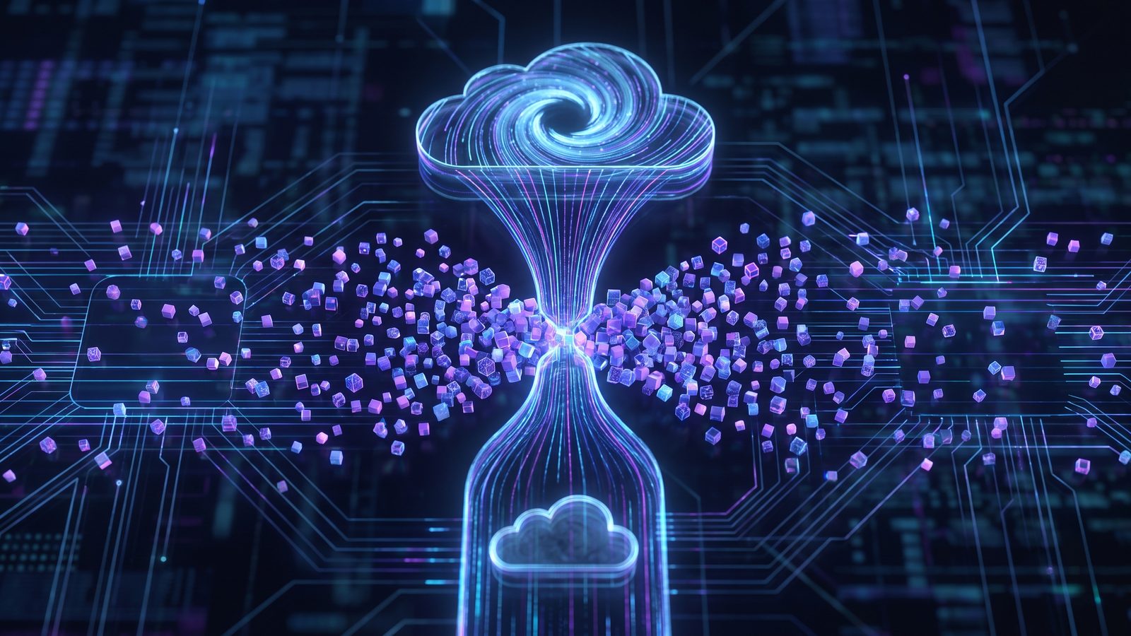 Abstract OneDrive sync bottleneck filled with thousands of tiny developer files